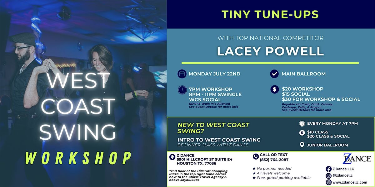 Lacy Powell- Intermediate West Coast Swing Workshop