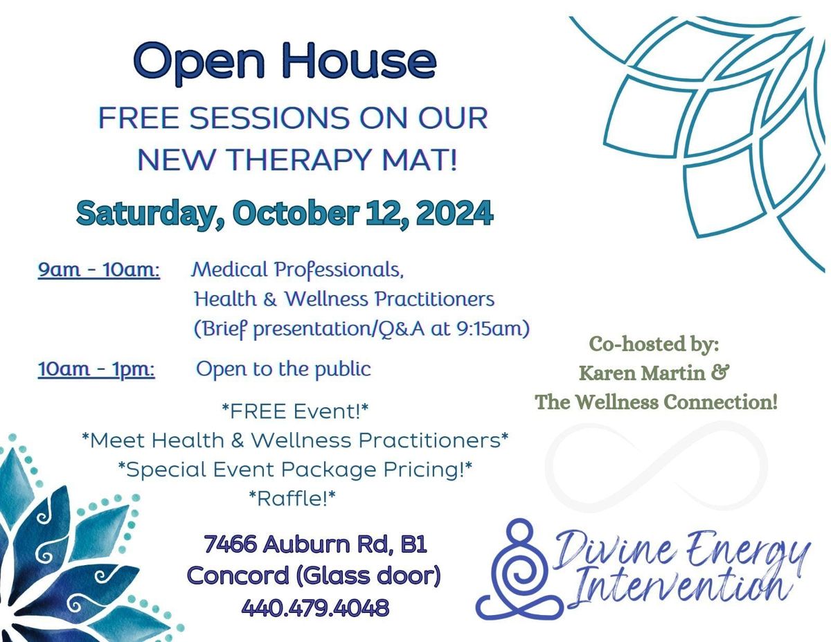 Open House - FREE SESSIONS! 