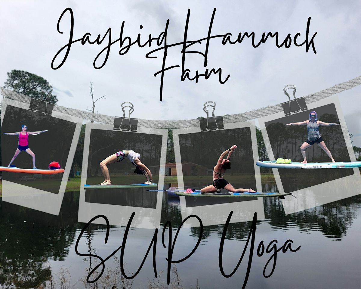 SUP Yoga at Jaybird Hammock Farm
