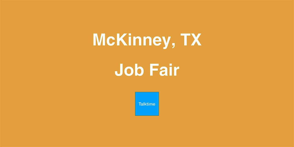 Job Fair - McKinney