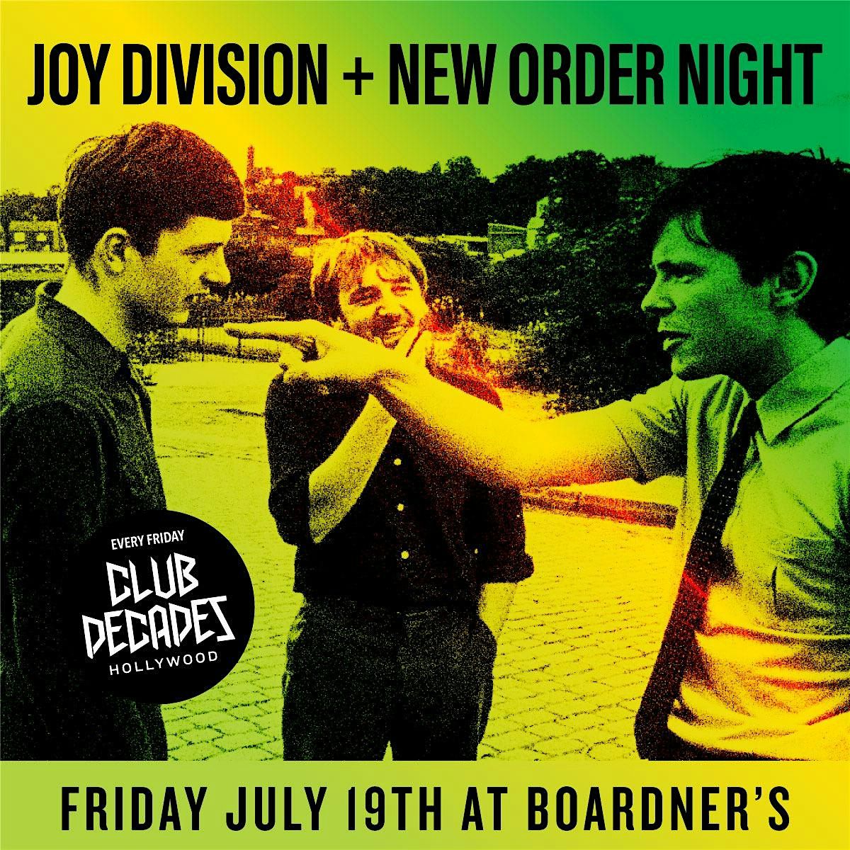 Substance - Joy Division + New Order Night 7\/19 @ Club Decades