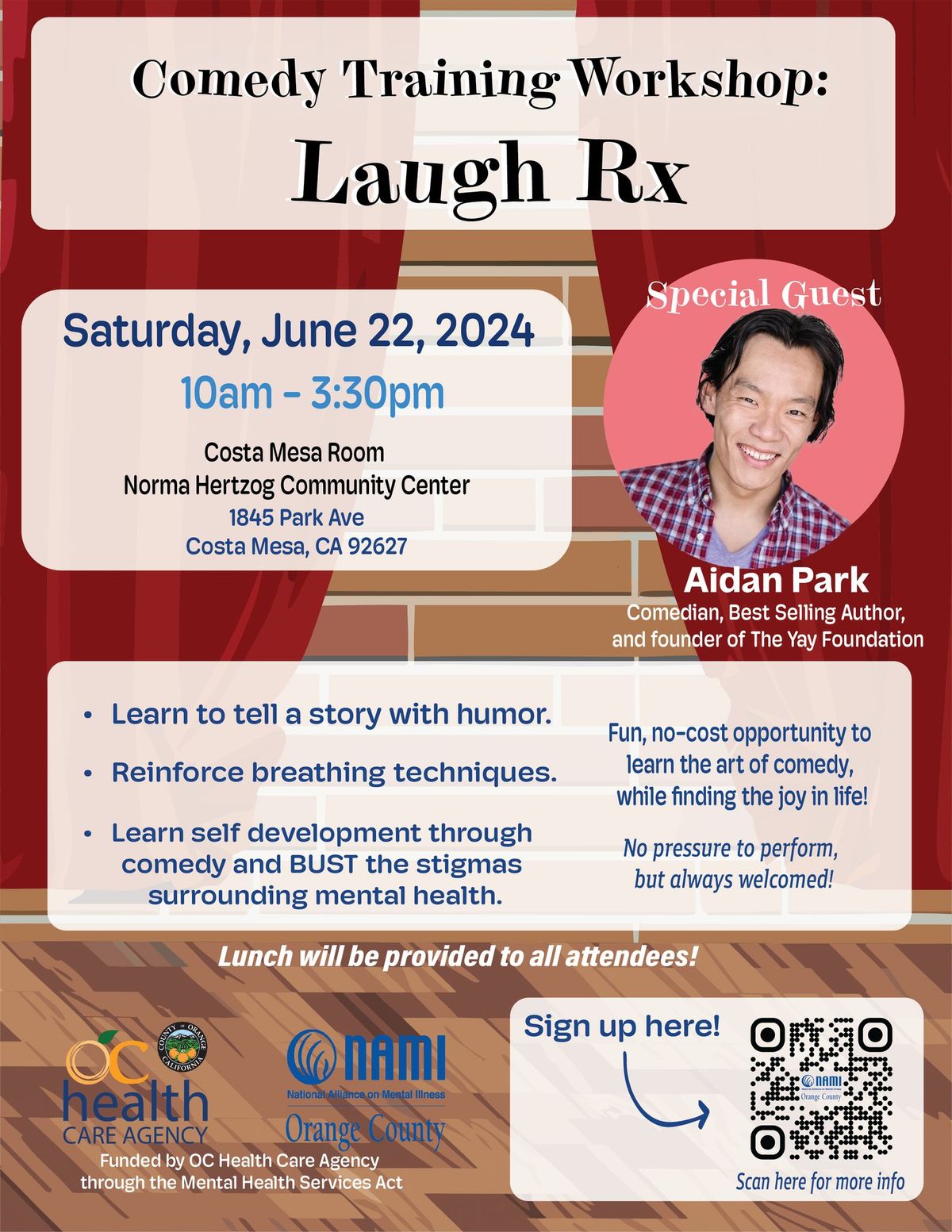 NAMI OC: Laugh Rx - Comedy Training Workshop