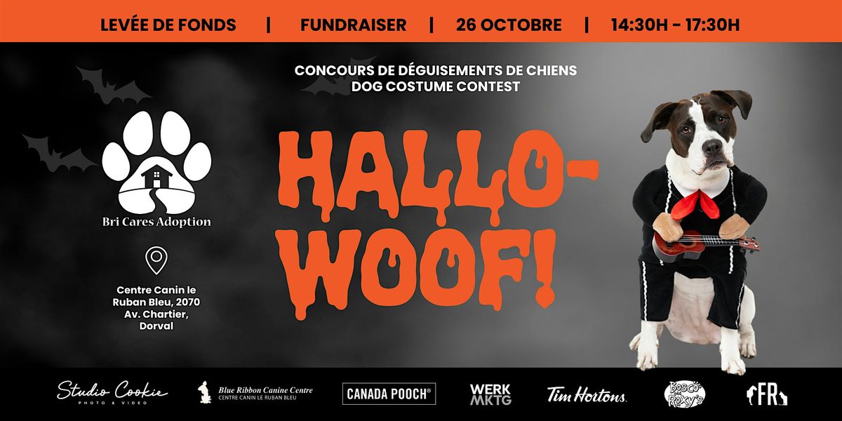 2nd Annual Hallo-Woof Dog Costume Contest Fundraiser