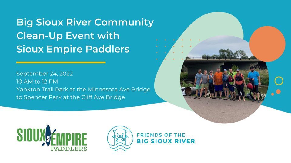 Big Sioux River Community Clean-Up Event with Sioux Empire Paddlers