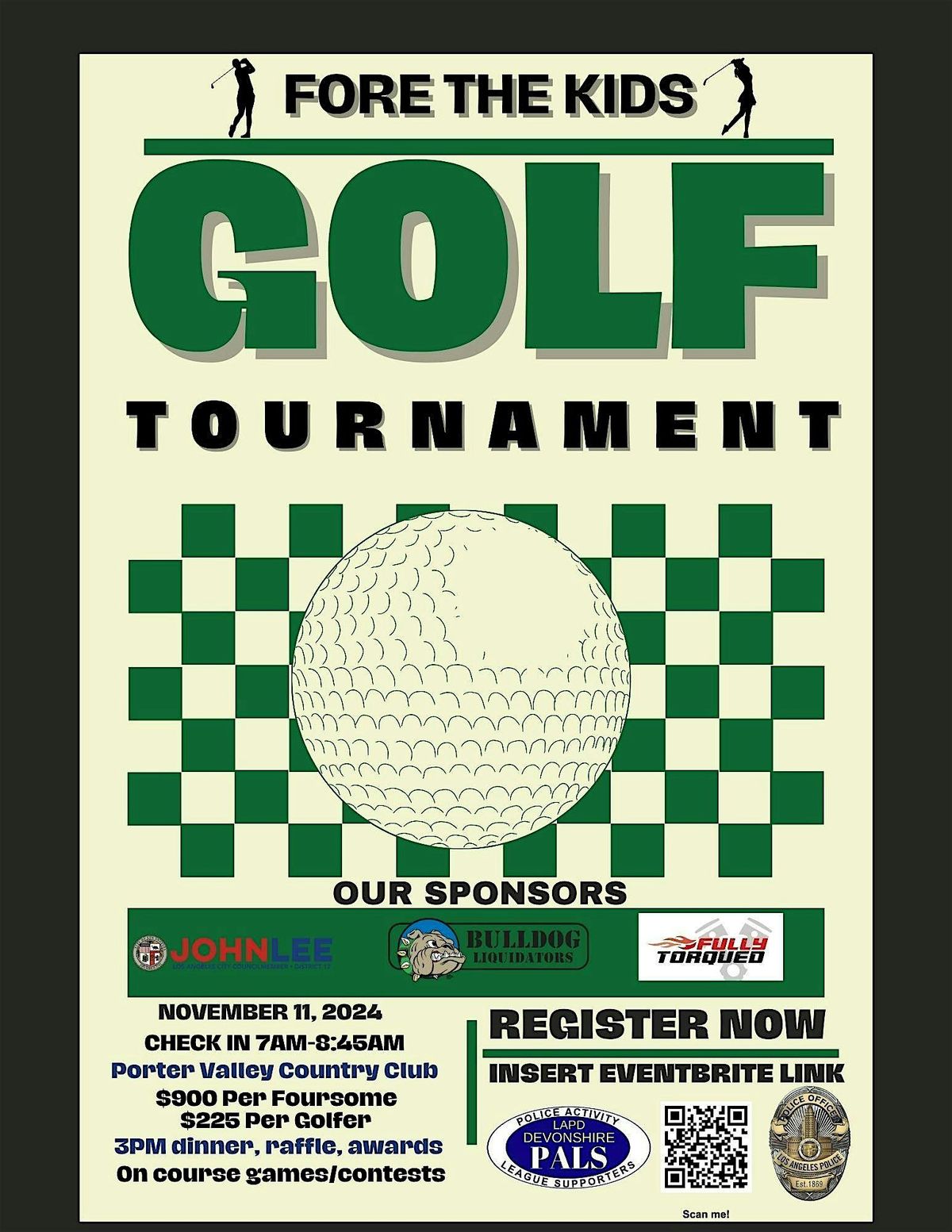 FORE THE KIDS GOLF TOURNAMENT