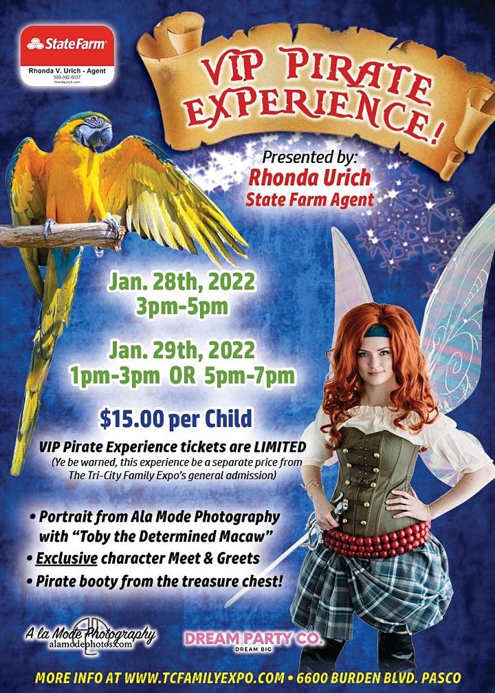 TriCity Family Expo 2022 Pirate Fairies, HAPO Center, Pasco, 28