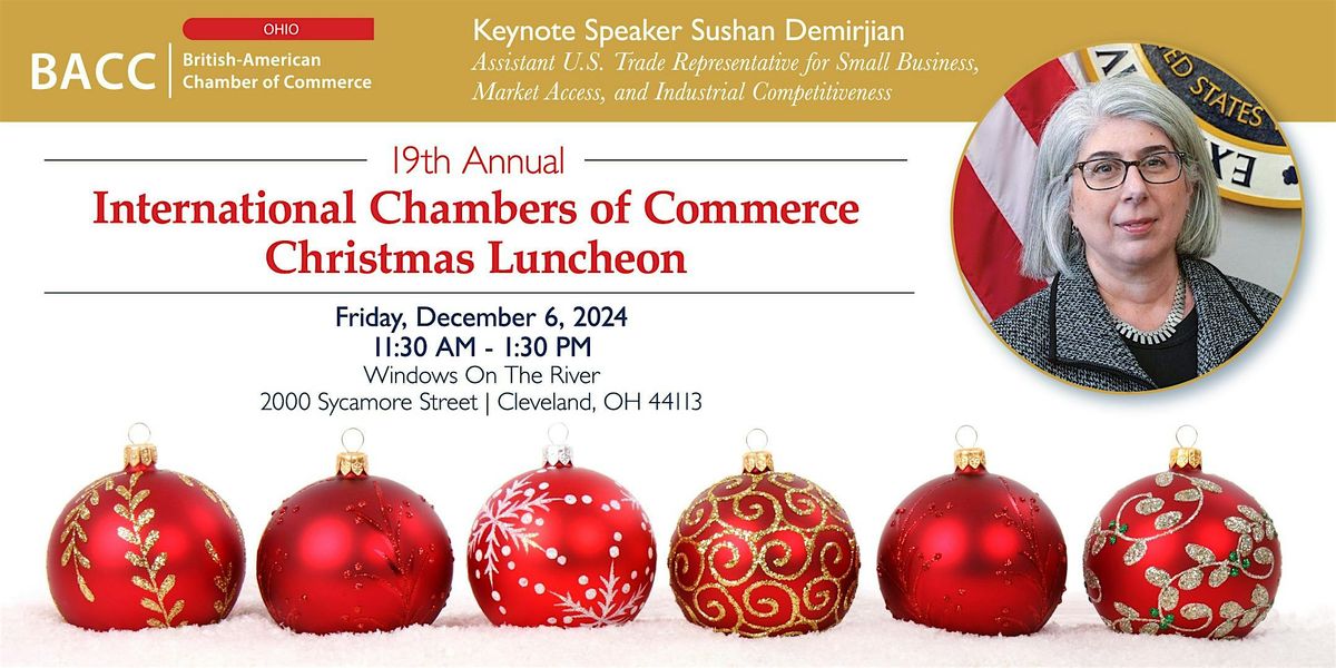 International Chambers Christmas Luncheon - 2024