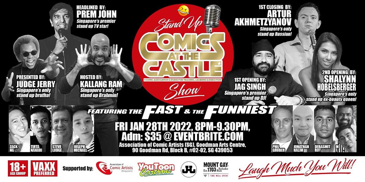 FRI NIGHT: Stand Up COMICS At The CASTLE Show!