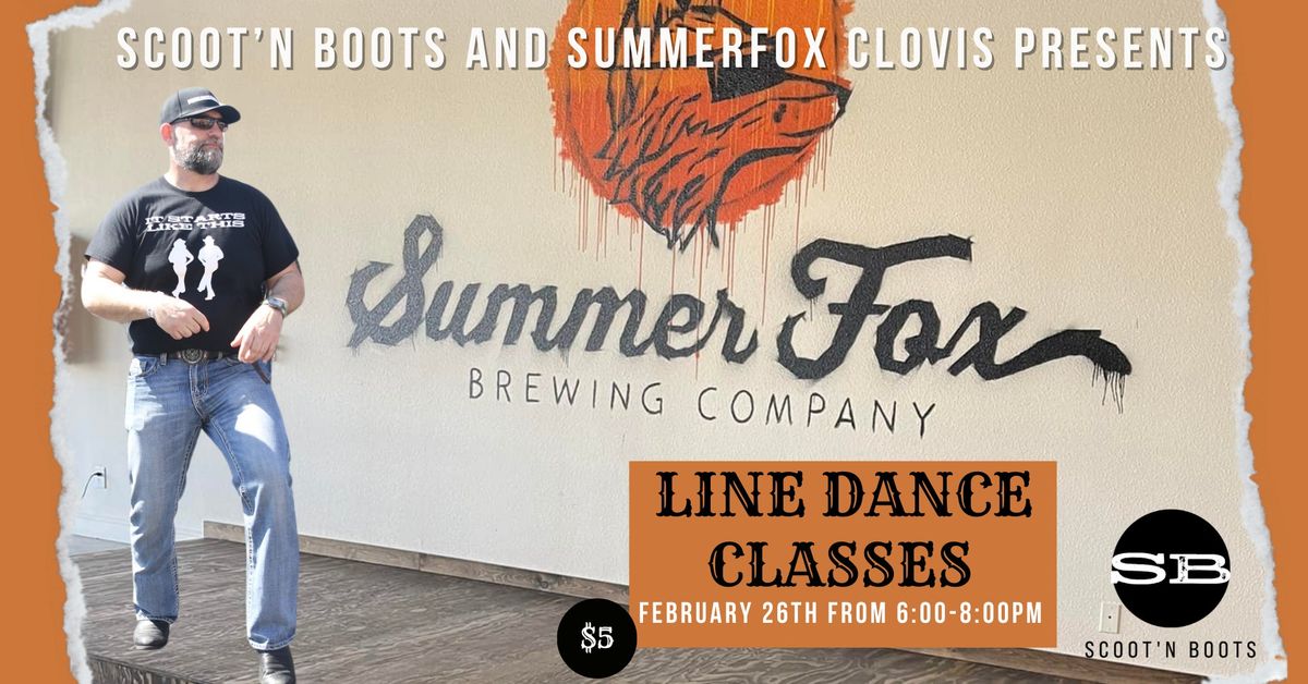 Line Dance Lessons Summer Fox Clovis 2-26-25