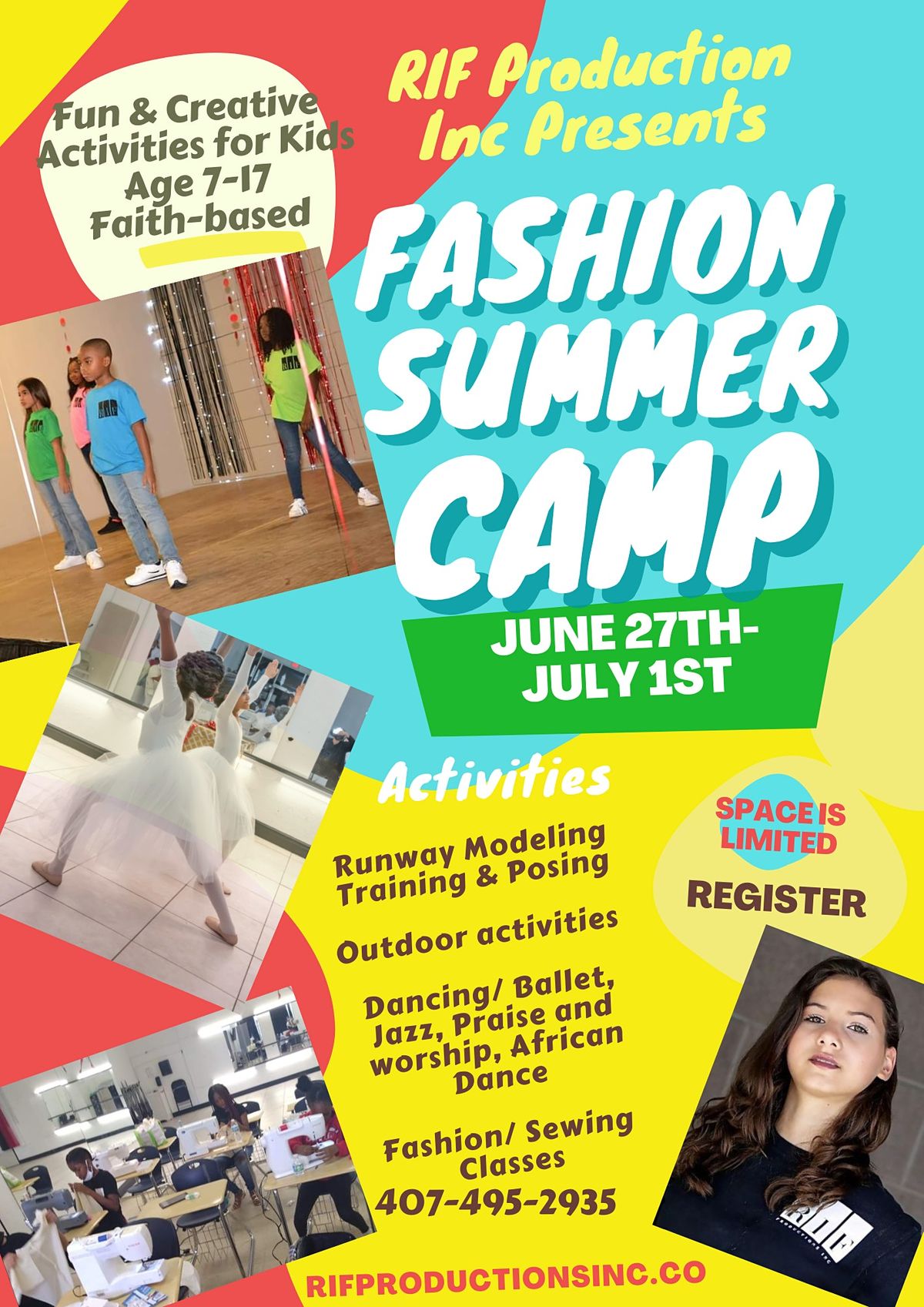 RIF Summer Camp Registration, New Life Church of Orlando, 28 June 2022