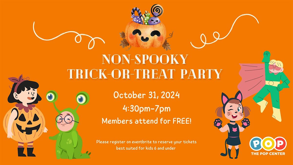 NON-SPOOKY TRICK-OR-TREAT PARTY FOR KIDS UNDER 6