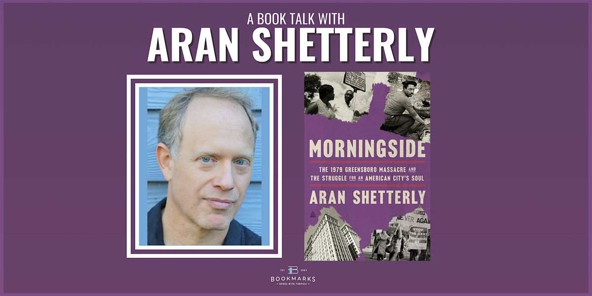 A Book Talk with Aran Shetterly on MORNINGSIDE