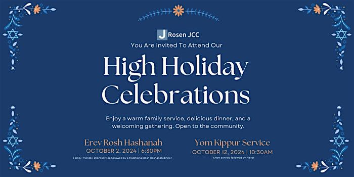 High Holiday Celebrations