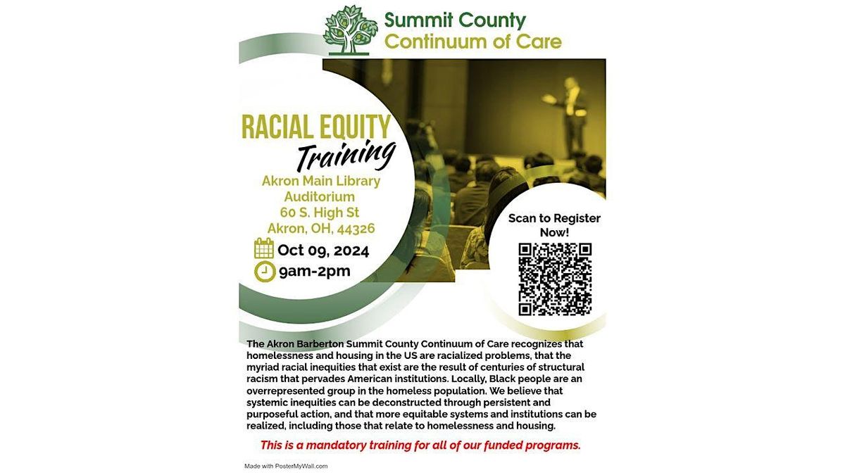 Summit County CoC Racial Equity\/DEI Training