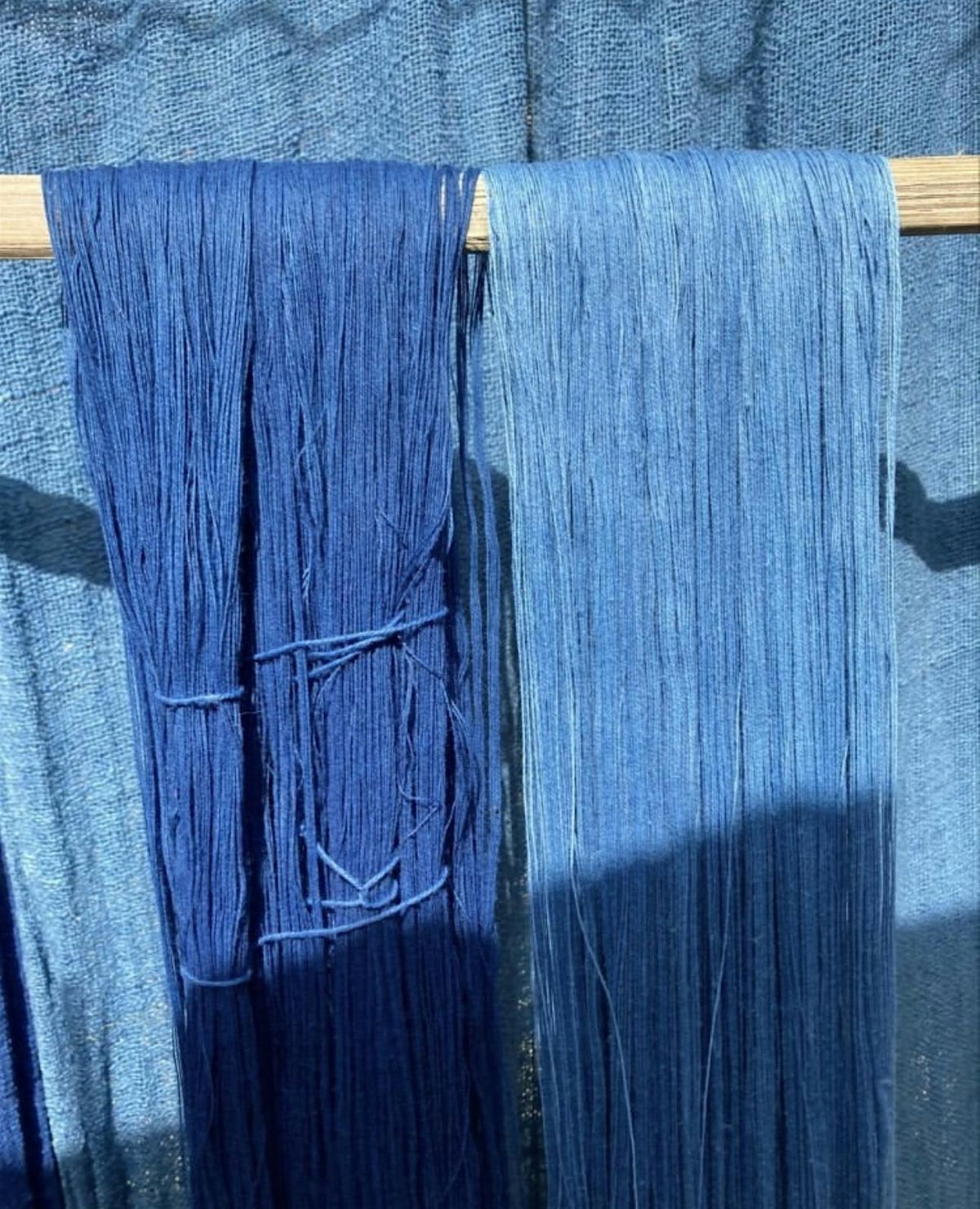 Feeling blue : fibre and dye from The Indigo Plot