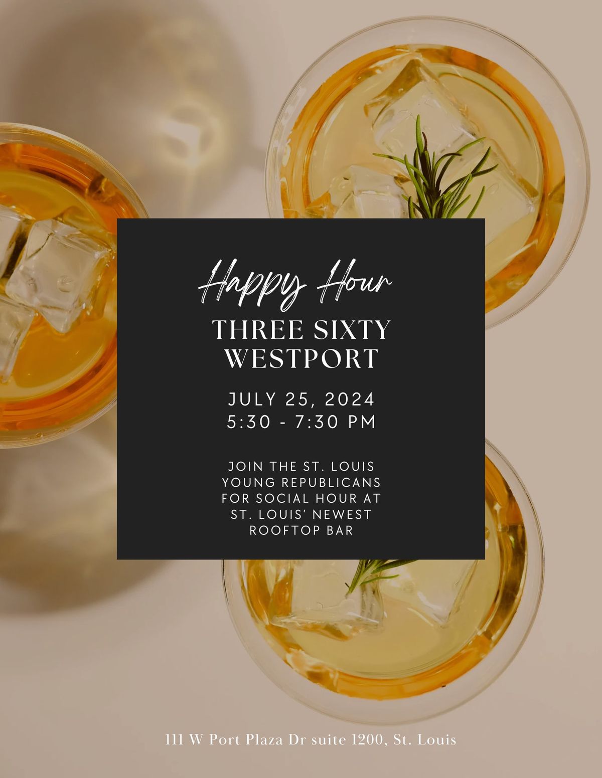 July Happy Hour - 360 Westport