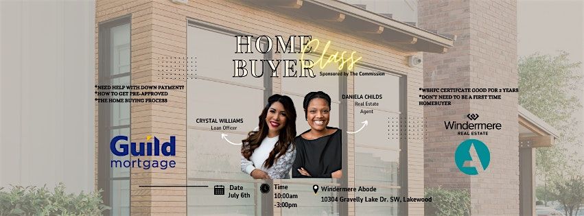 Homebuyer Class Sponsored by The Commission