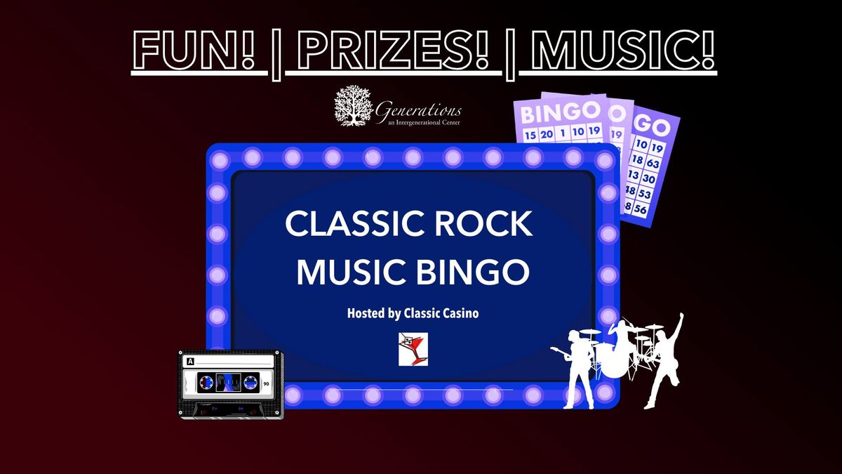 Classic Rock Music Bingo  (FREE COMMUNITY EVENT)