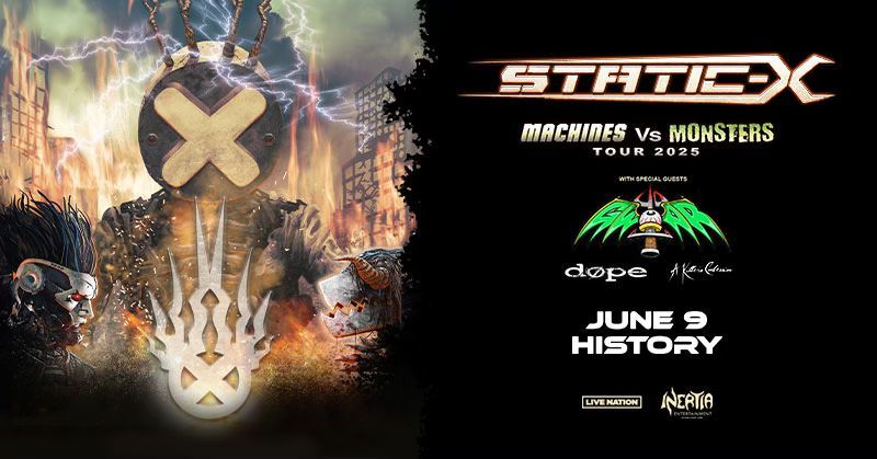 Static-X - Machines VS Monsters Tour 2025 With Gwar & Dope