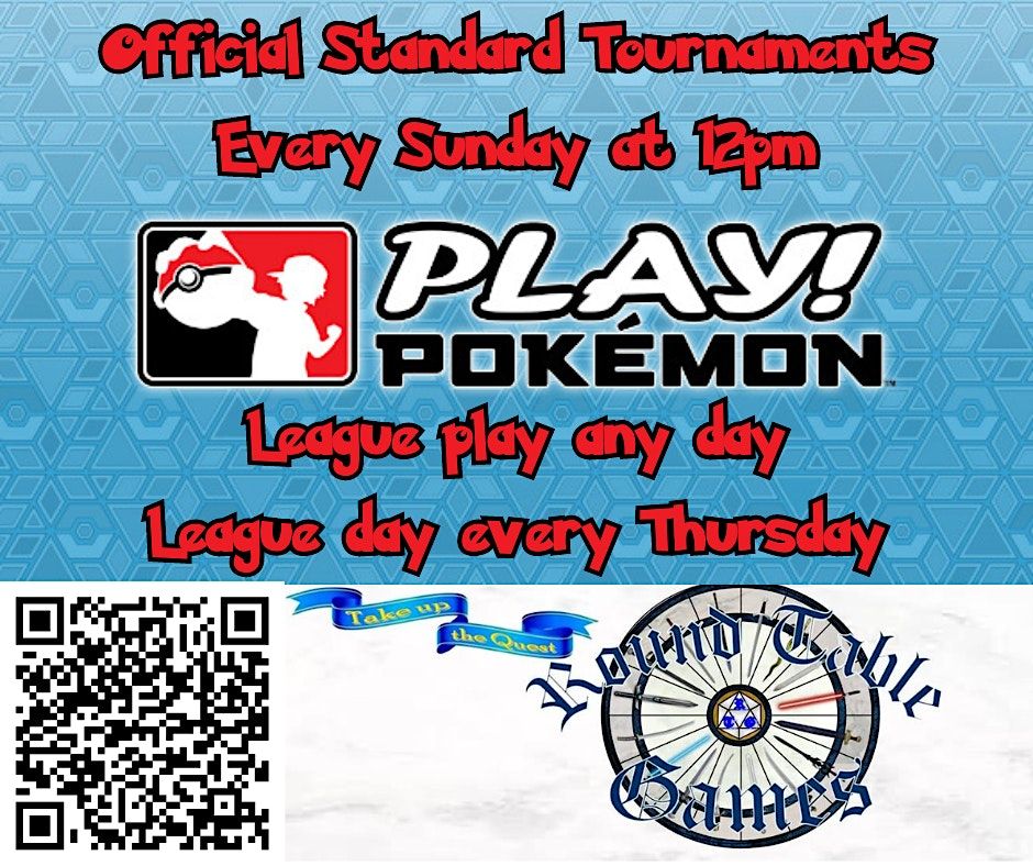 Pokemon Official weekly Standard tournaments at Round Table Games