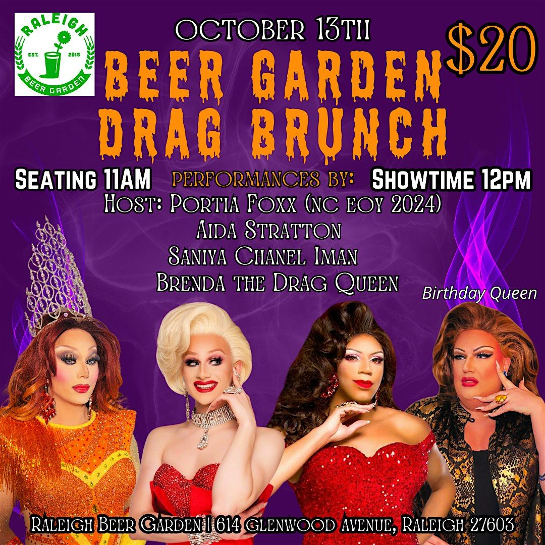 October Drag Brunch at The Raleigh Beer Garden