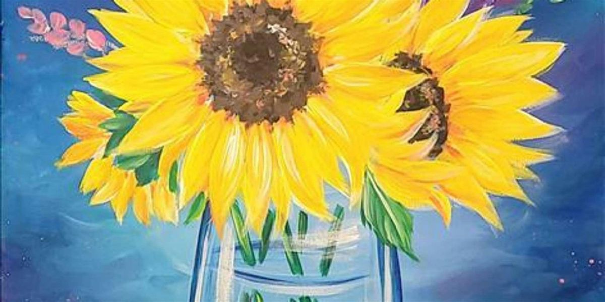 A Sunflower Presentation - Paint and Sip by Classpop!\u2122