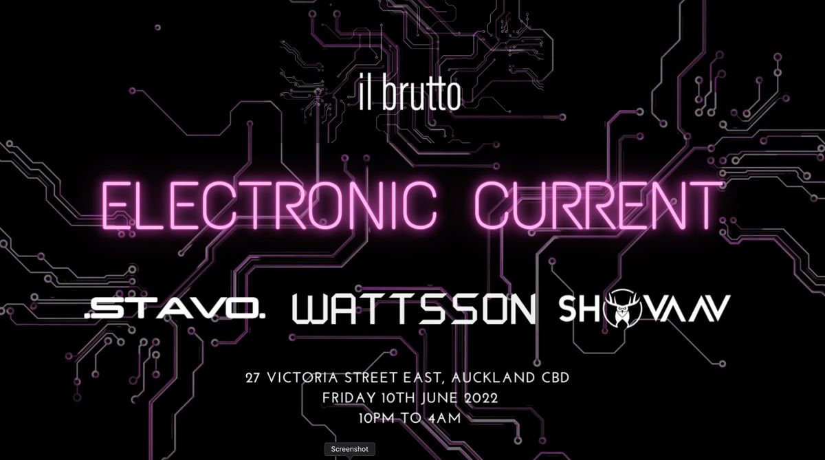 Electronic Current \/\/ Wattsson + Shovaav + Stavo