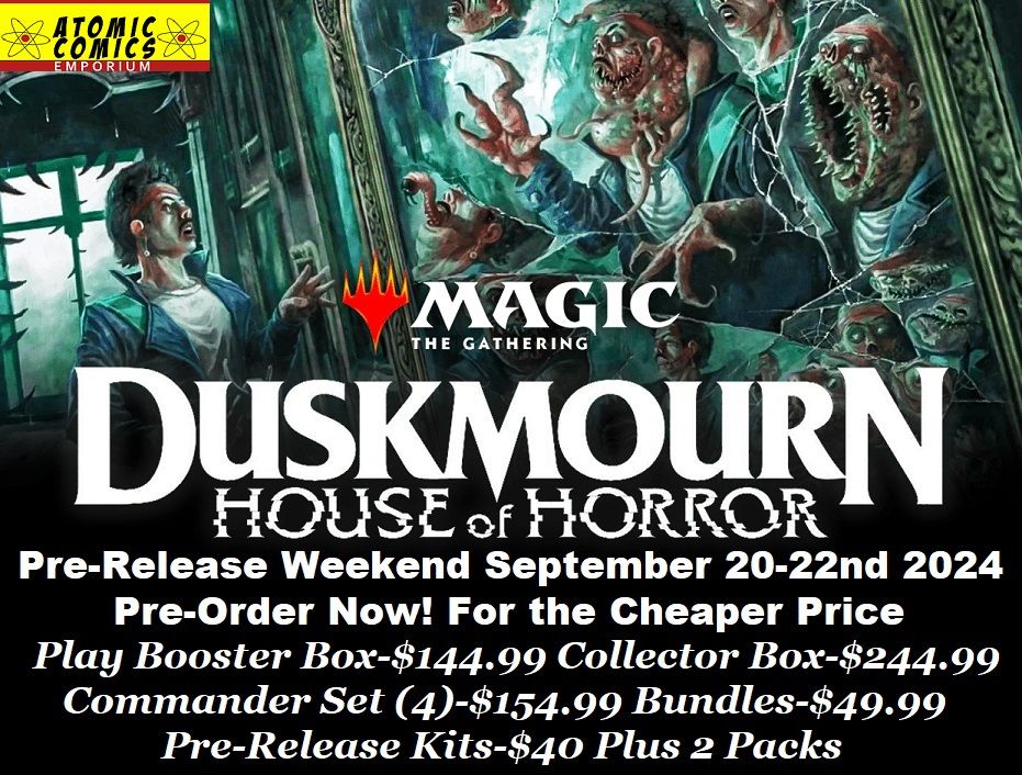 Magic The Gathering Friday Night Duskmourn House Of Horrors Pre-release Entry-$35