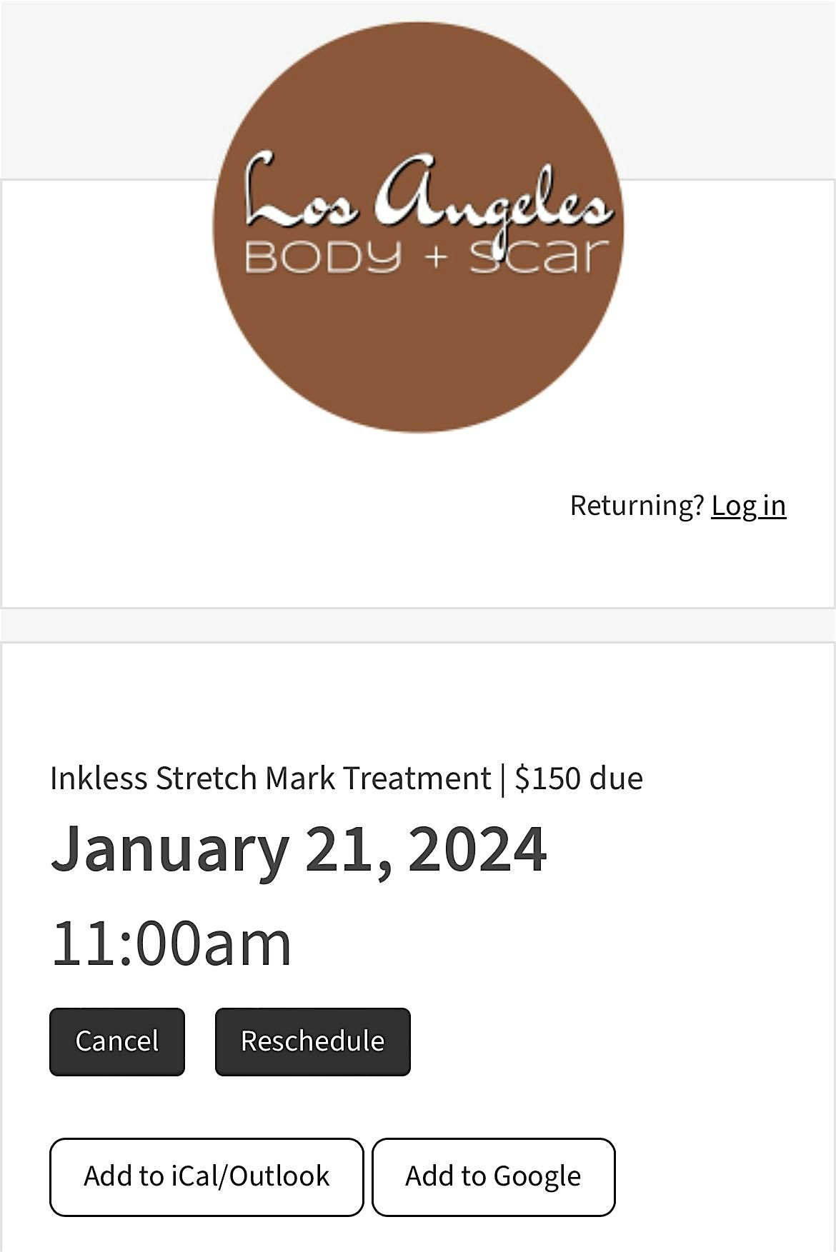 Scar + Stretch Mark repair  at our Luxury Studio in Beverly Grove, California