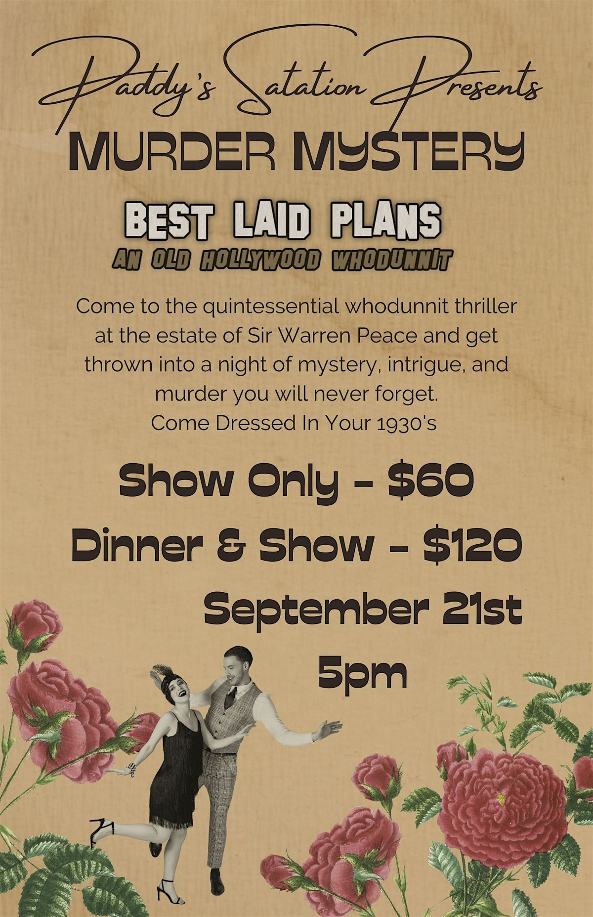 M**der Mystery Show & Dinner