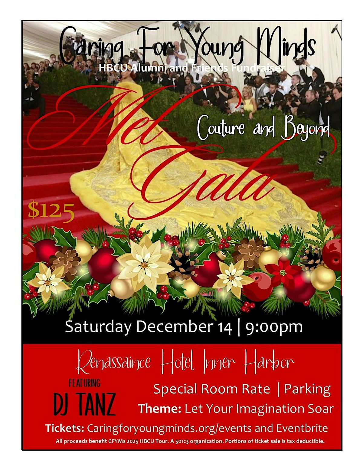 Caring For Young Minds Annual HBCU Christmas Fundraiser