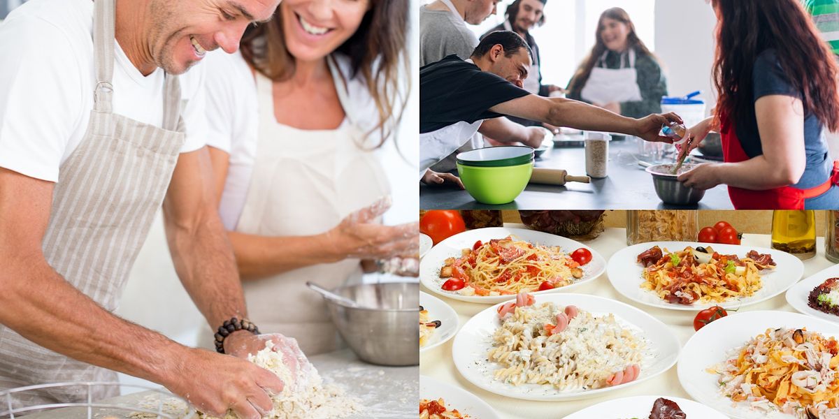 Handmade Pasta Dish FaceOff Team Building Activity by Classpop!™, Traveling Chef, Milpitas