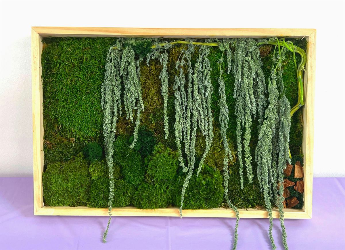 Moss Wall Art DIY in NYC