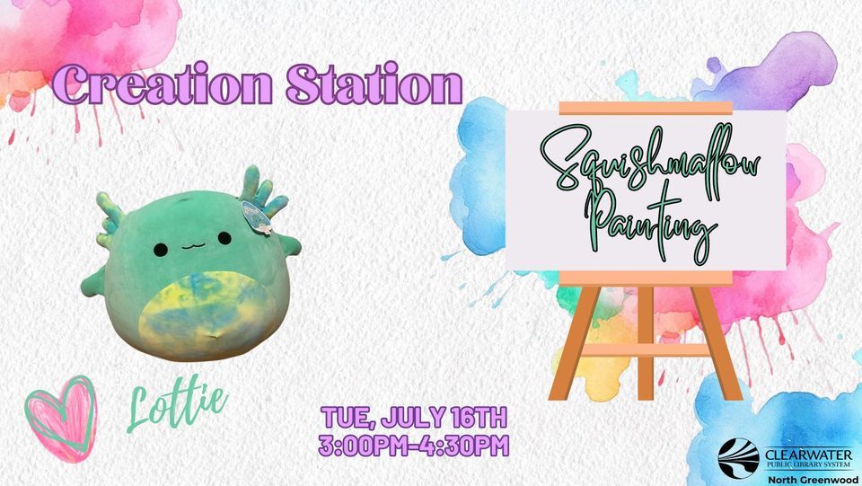 Creation Station: Squishmallow Painting    