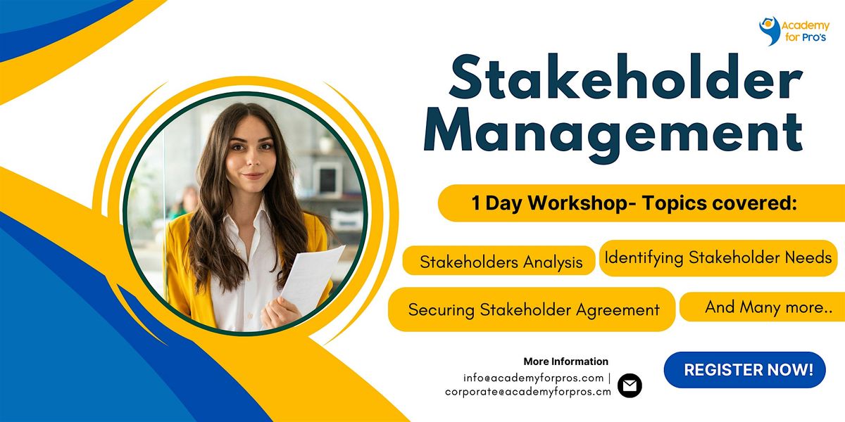 Stakeholder Management 1 Day Workshop in Murrieta, CA