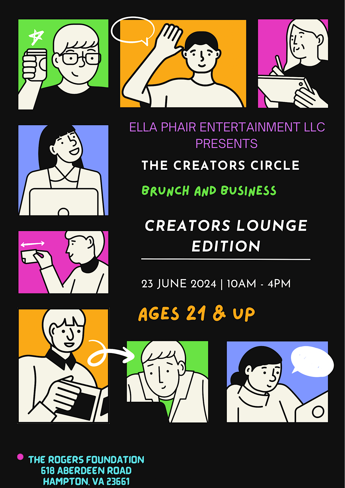 The Creators Circle Brunch and Business: Creators Lounge Edition