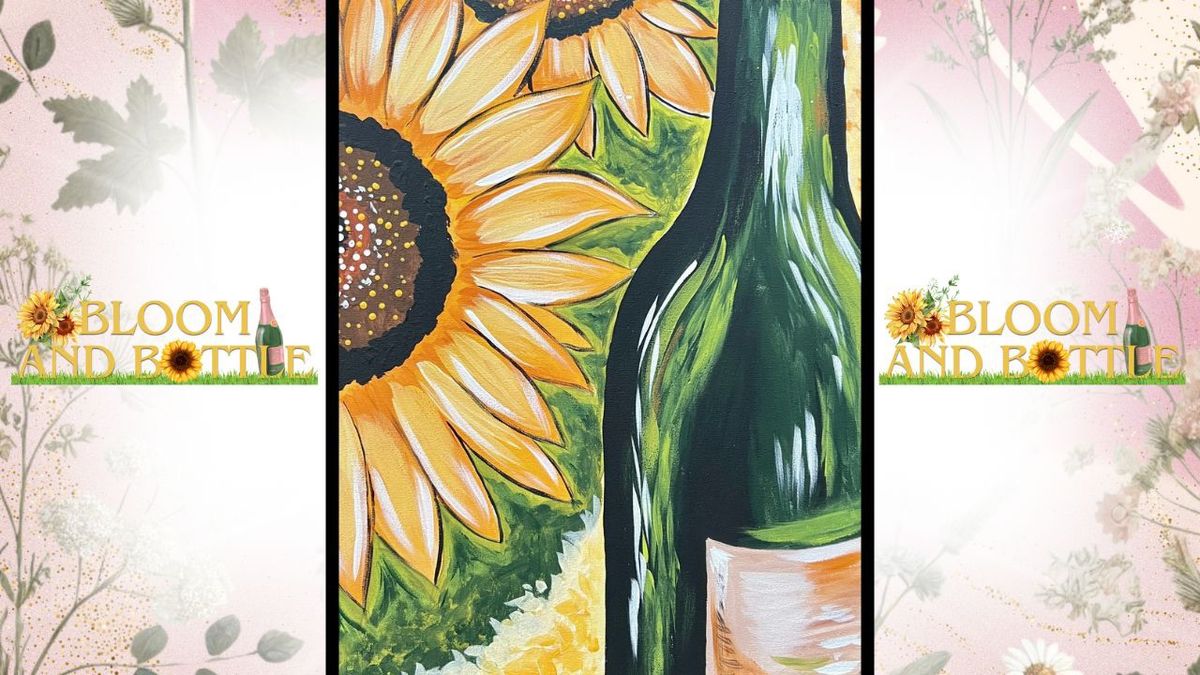 Sip and Paint Bloom and Bottle