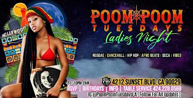 POOM POOM TUESDAY "LADIES NIGHT"