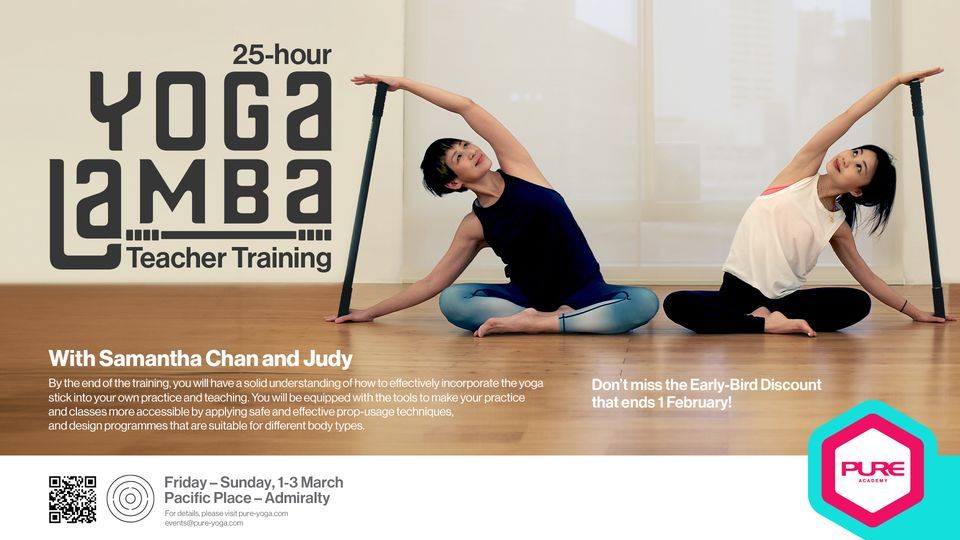 25-hour Yoga Lamba Teacher Training with Samantha Chan and Judy Ng