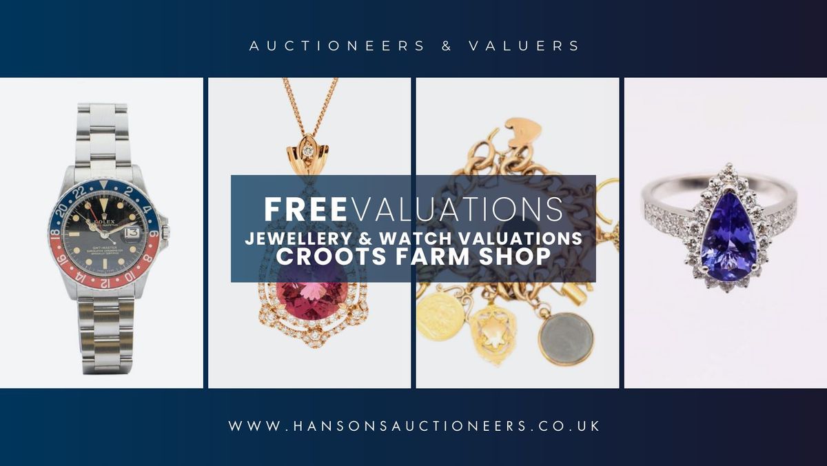 Jewellery & Watch Valuation Day at Croots Farm Shop