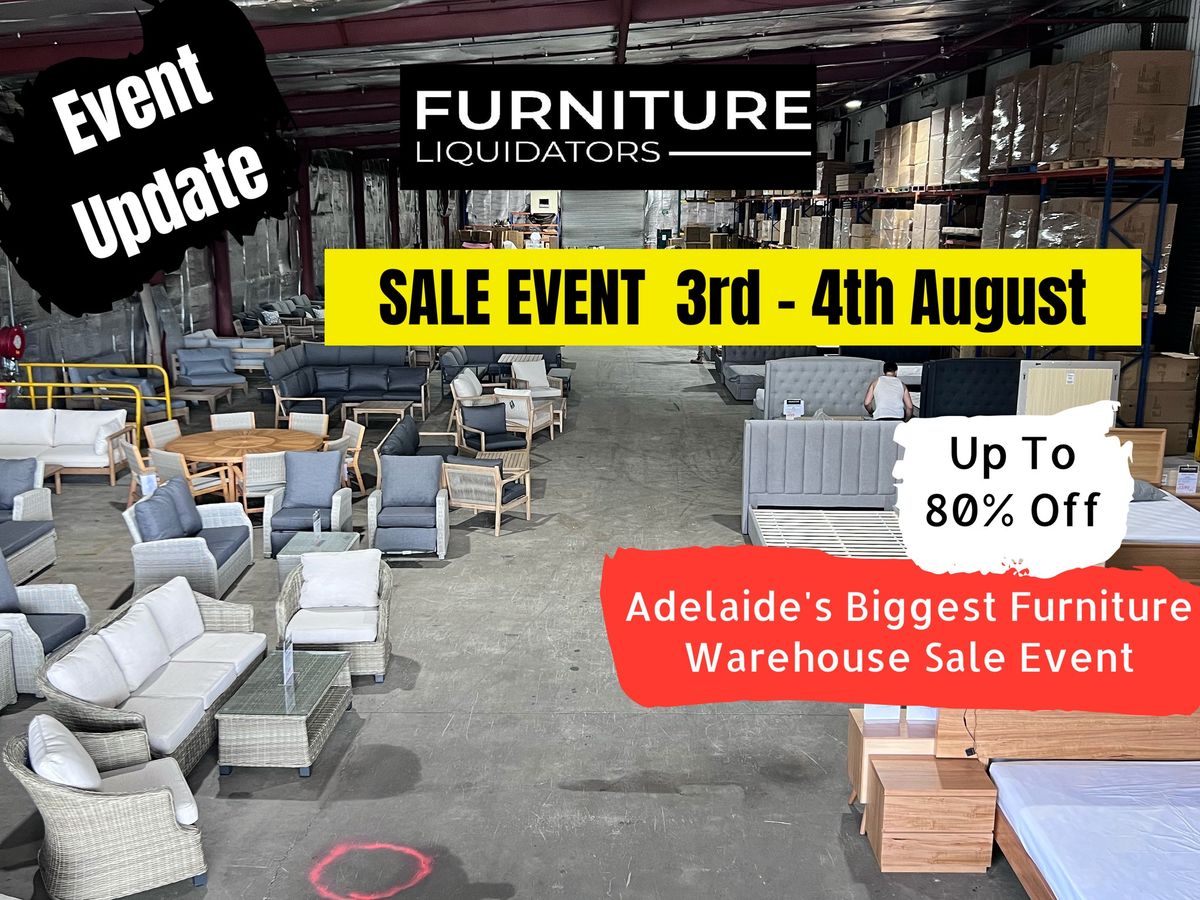 Adelaide Biggest Warehouse Furniture Clearance Event