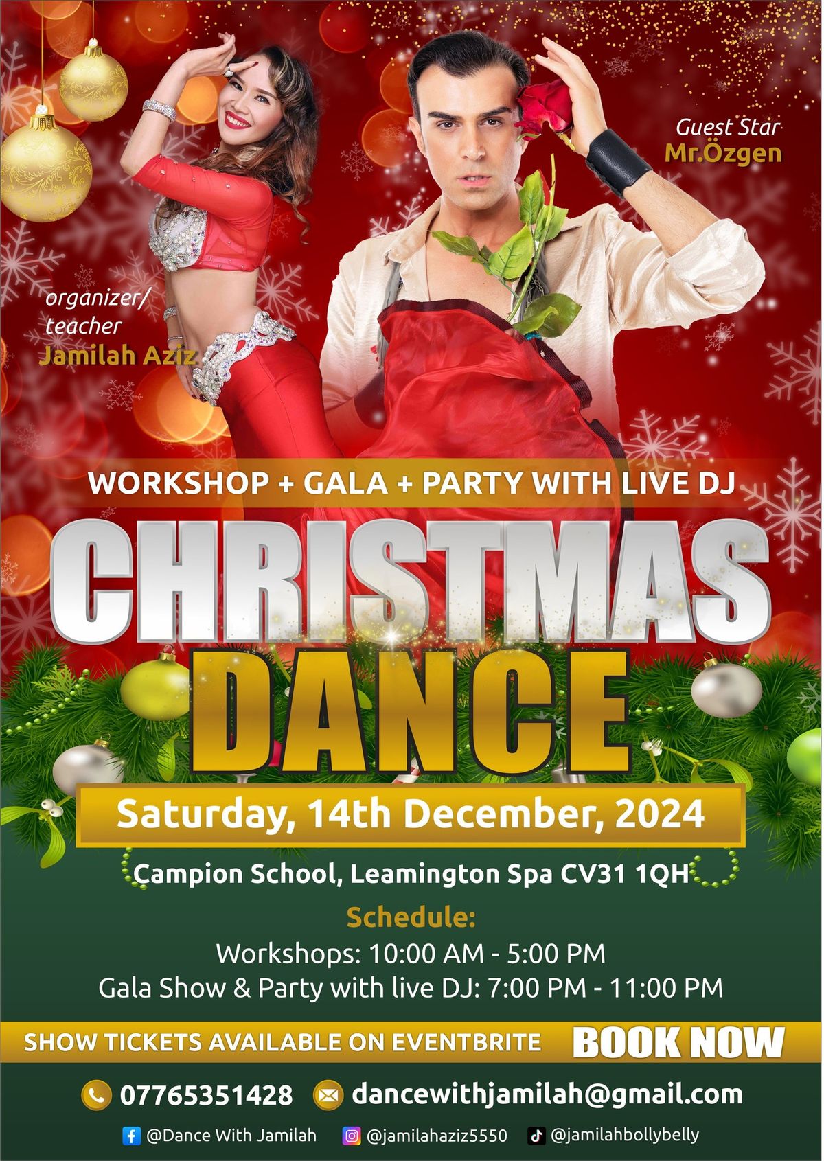 Christmas Dance Workshop  and Gala with \u00d6zgen & party with live DJ 