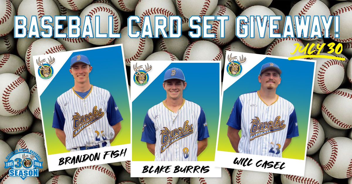 Baseball Card Set Giveaway