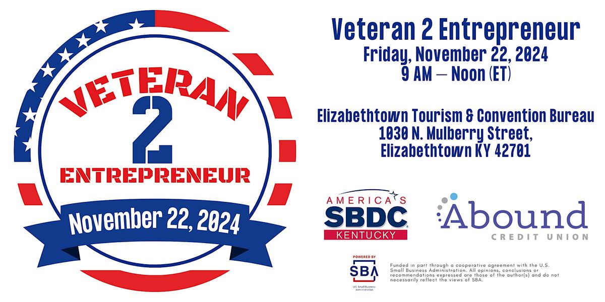 Veteran 2 Entrepreneur 2024