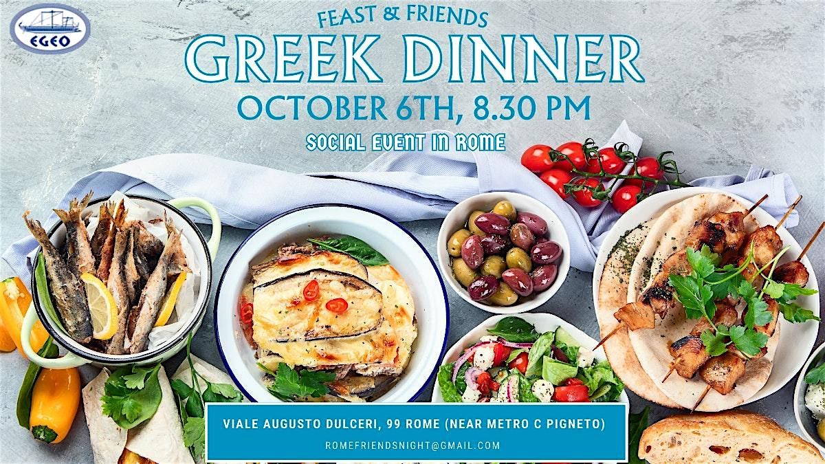 GREEK DINNER in Rome