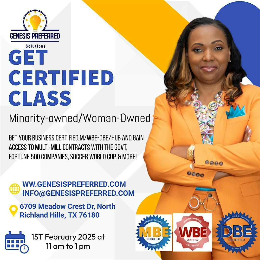 GET CERTIFIED CLASS