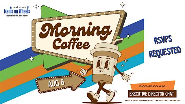 Morning Coffee Chat - CCMOW Executive Director