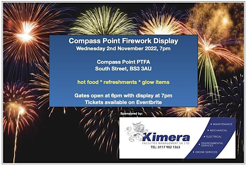 Compass Point Fireworks Display 2022 Sponsored by Kimera, Compass