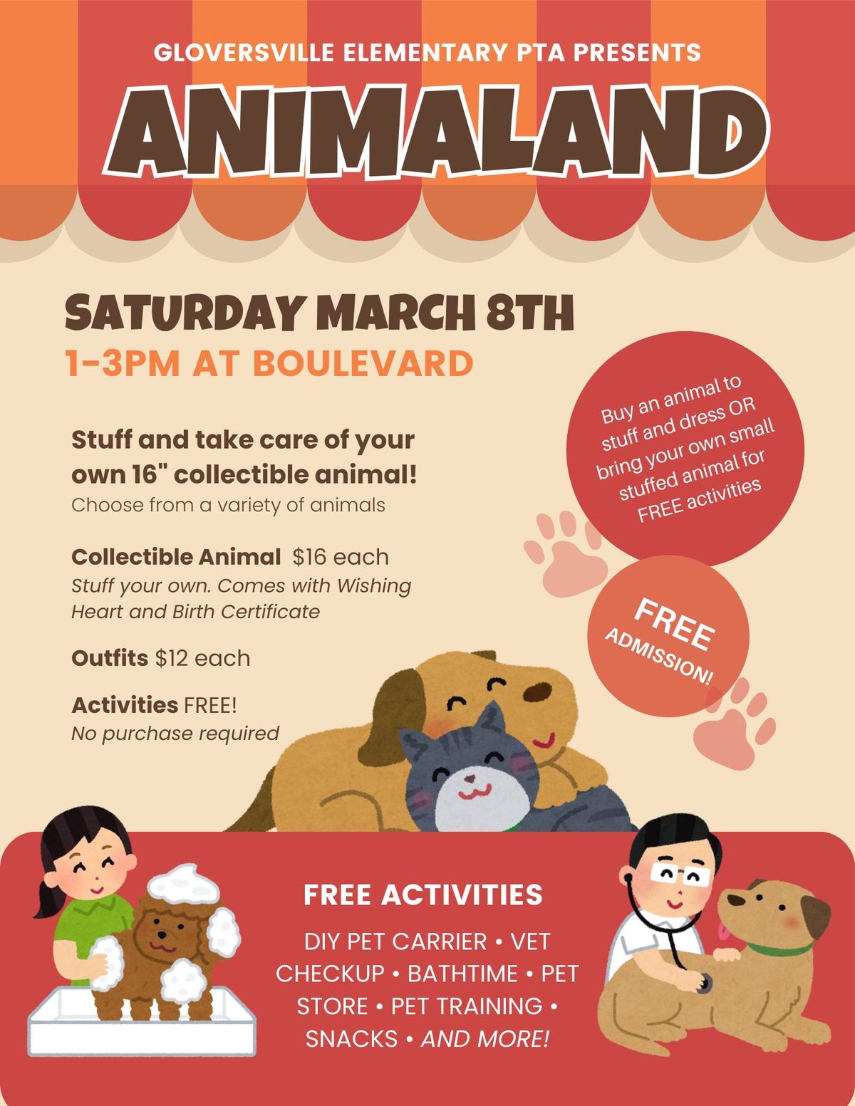 Animaland - activities for kids and their stuffy pets!