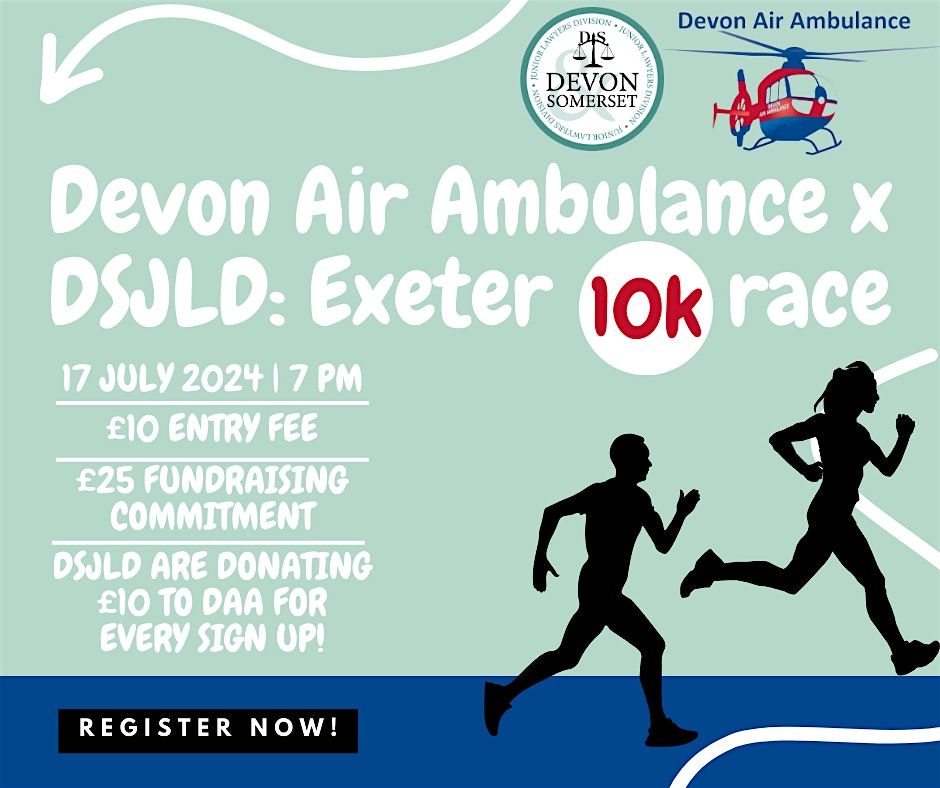 DSJLD x Devon Air Ambulance 10k run